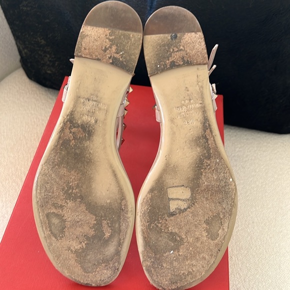Valentino Rockstud Gladiator Sandal Poudre sz 39.5 - Picture 6 of 8